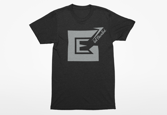 Pre-Order *Ships within 3 weeks - Youth Logo T-shirt. Gray and Black