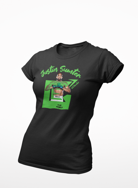 Justin Sumter Exclusive Fight Walkout Shirt- Women's Fitted