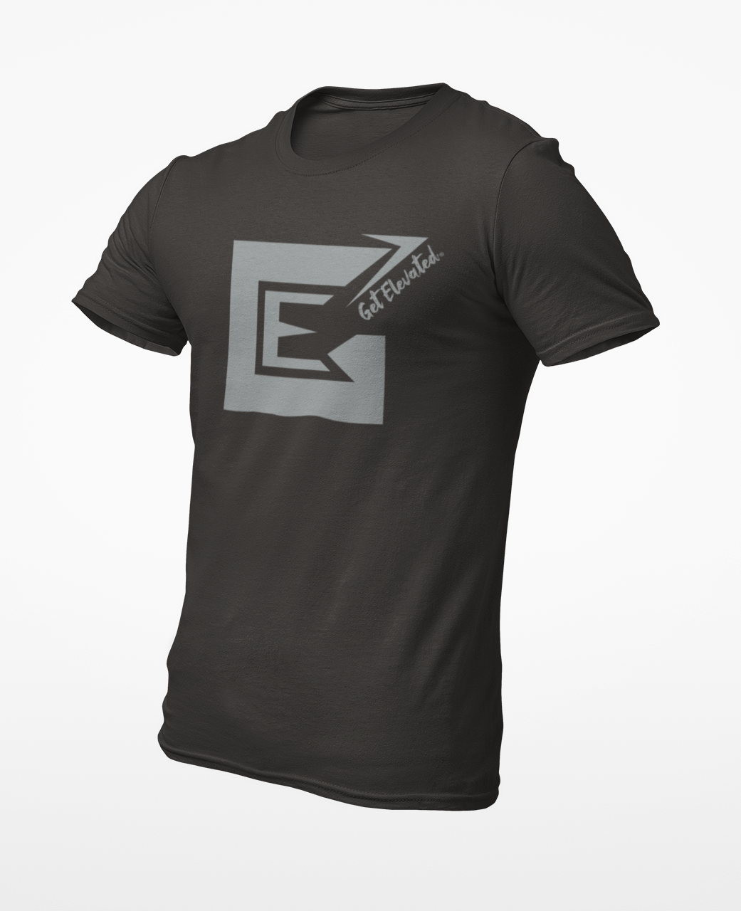 Pre-Order *Ships within 3 weeks - Gray and Black Logo Tri-Blend T-shirt